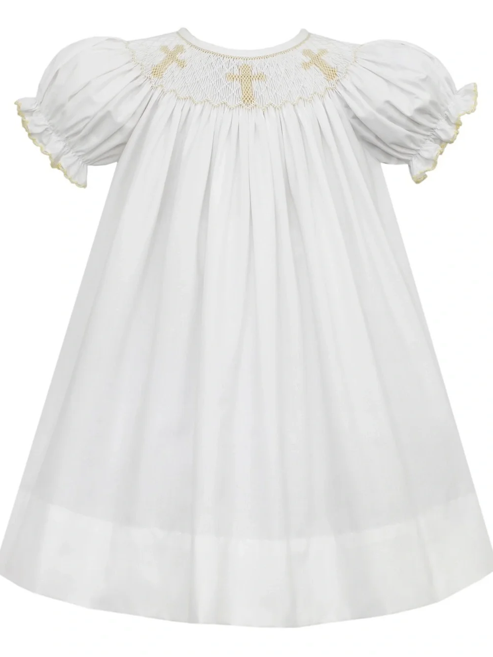 Edgehill Collection Heiloom Smocked Cross Dress